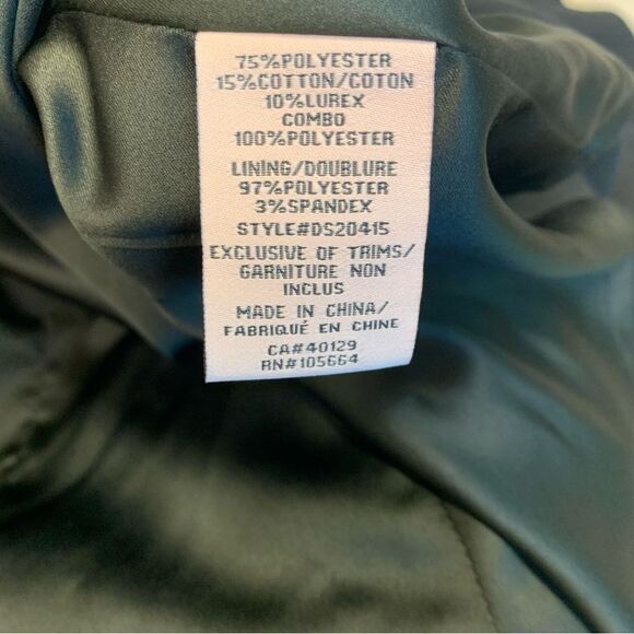 Ds Gray black metallic snake print peplum Bustier corset A-line strapless dress - Picture 9 of 13